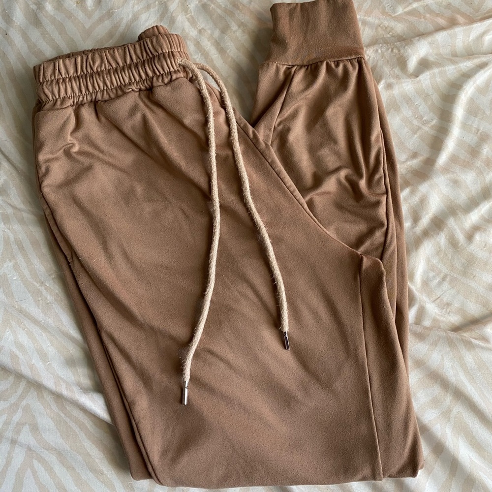 SHEIN Brown/Tan Joggers